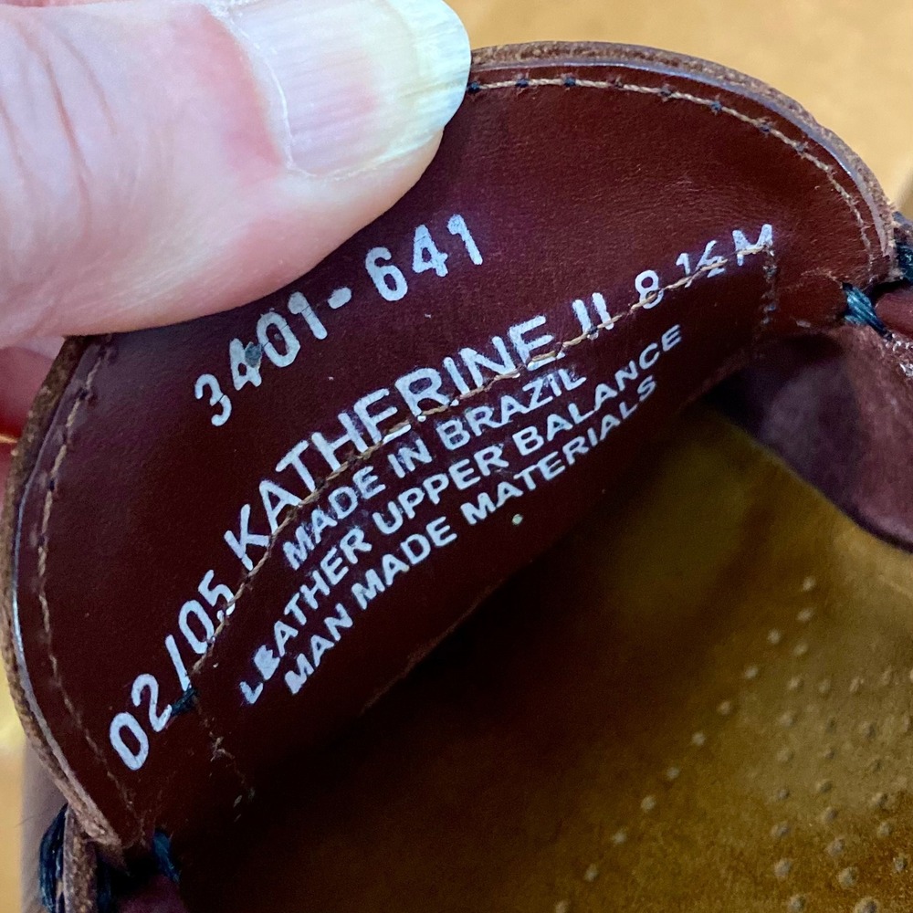 Vintage G.H. Bass Weejuns Katherine II Penny Loafers Burgundy Leather Womens 8.5 - Picture 3 of 13